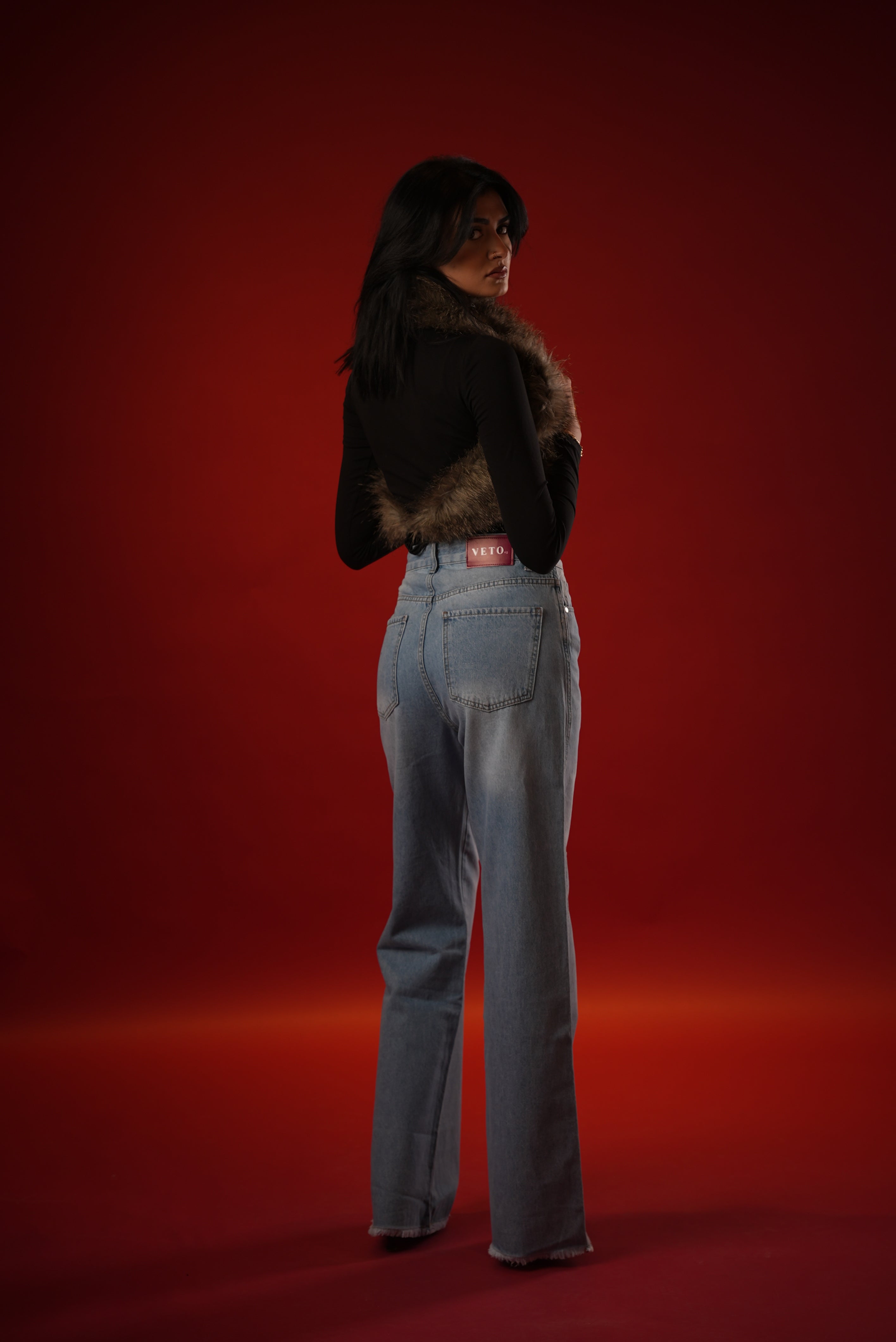 Folded Unfinish Denim