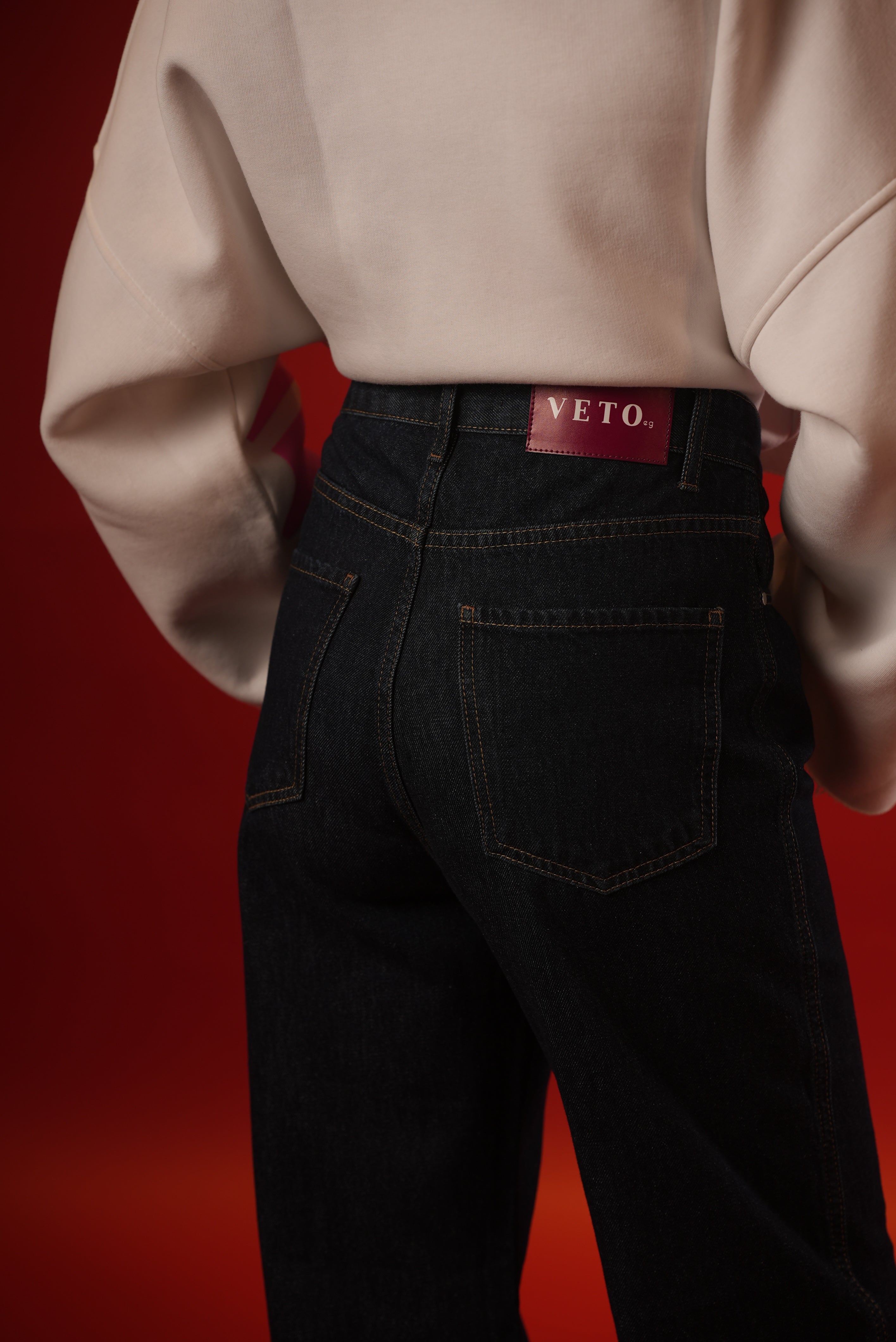 Folded Unfinish Denim