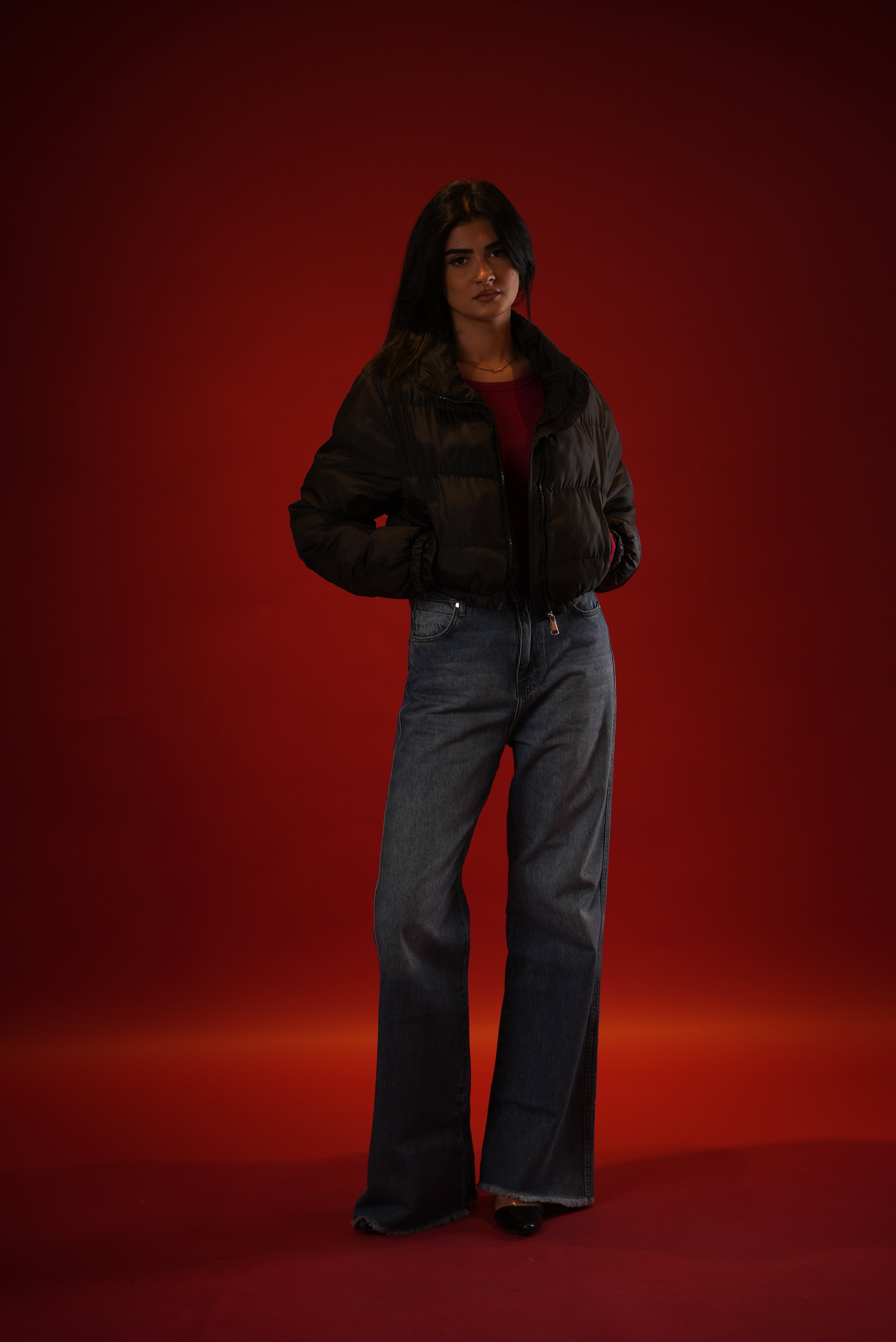 Folded Unfinish Denim