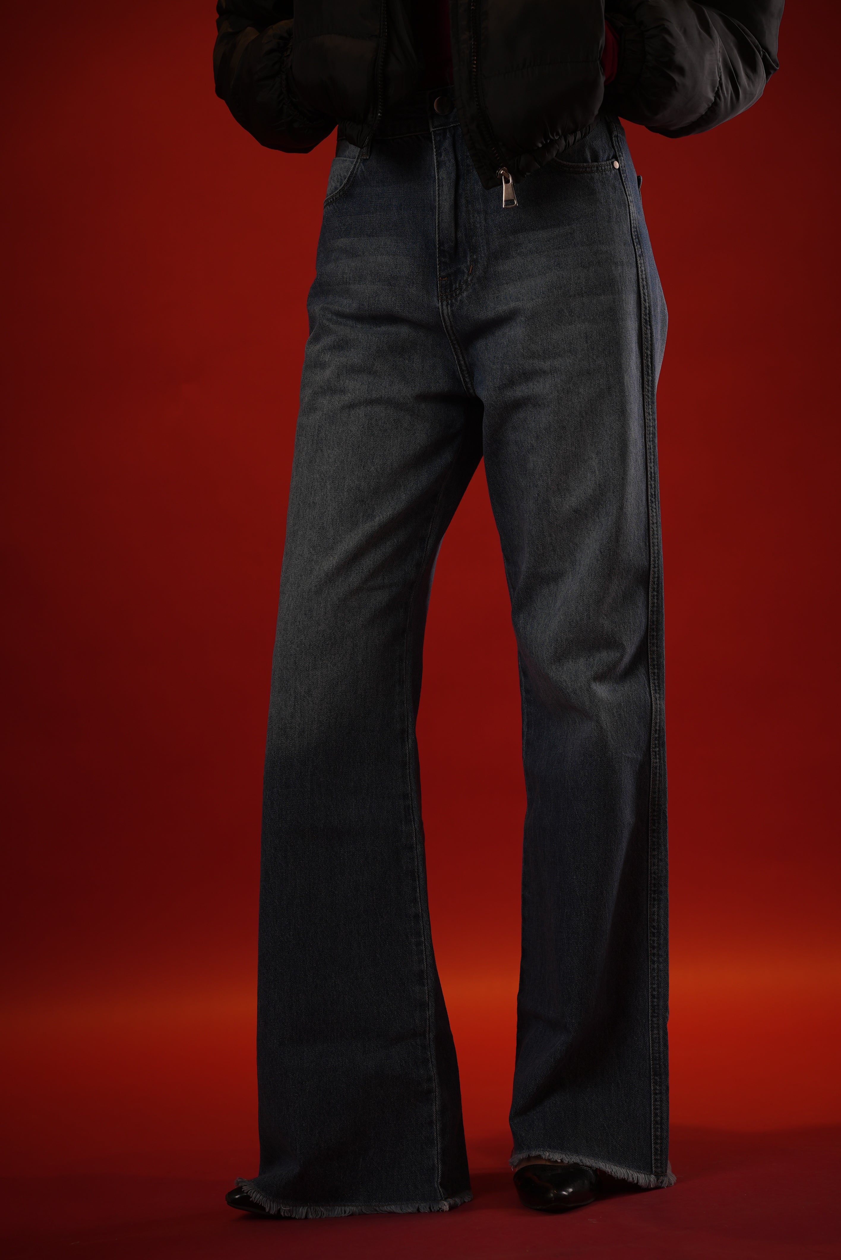 Folded Unfinish Denim